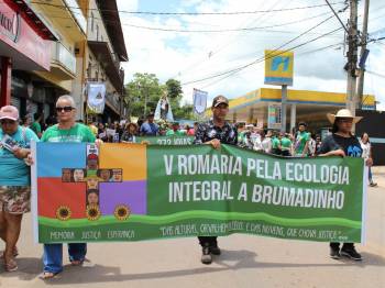 Missão peregrina de Nossa Senhora da Abadia da Água Suja por Justiça Socioambiental
