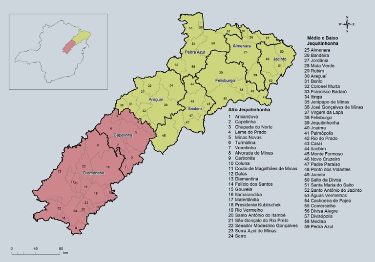 Foto: Plano de Desenvolvimento para o Vale do Jequitinhonha, da Fundação João Pinheiro. Reprodução